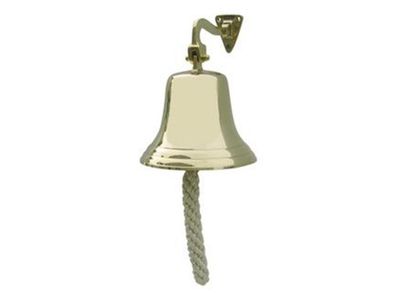 Schiffsglocke Messing leicht 15 cm
