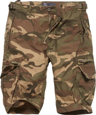 Vintage Industries Cargoshorts Gandor Shorts Woodland