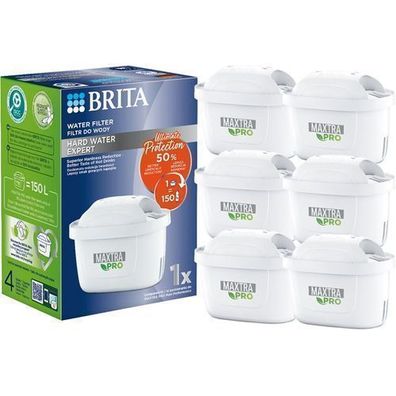 Brita Maxtra Pro Wasserfilter für hartes Wasser, 6 Stück