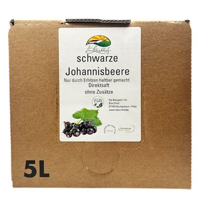 Bleichhof Schwarzer Johannisbeersaft - Bag-in-Box (1x 5l)