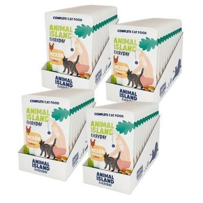 ANIMAL ISLAND Hühnerfilet für Katzen 48 x 85 g