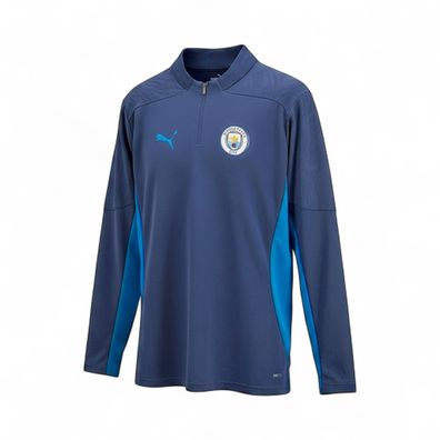 Puma MCFC Manchester City Trainingsshirt Herren langarm Shirt 777529-12