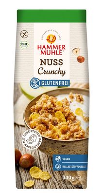 3x Hammermühle Bio Nuss Crunchy gf 300g