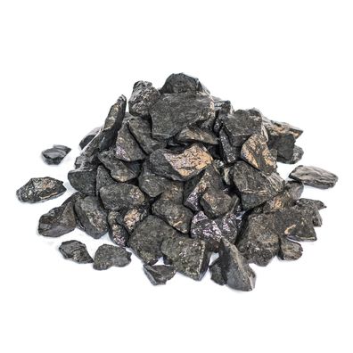 Basaltsplitt 16–32 mm – 20 kg Sack – Dunkler Ziersplitt für Garten