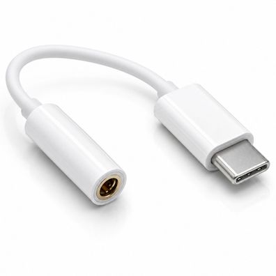 N05 USB C auf 3.5mm Klinke Adapter USB Typ C Stecker auf 3,5mm Klinke Buchse Aux 11cm