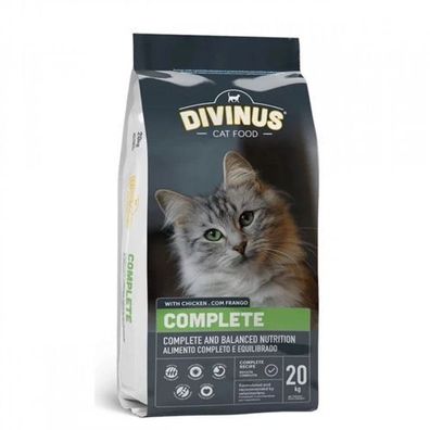 Divinus Cat Alleinfuttermittel Trockenfutter für Katzen 20 kg