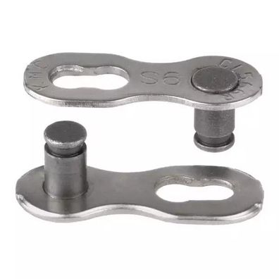 Verschlussglied KMC, 1/2 x 11/128, silber, 6.6mm, C/L-566, "