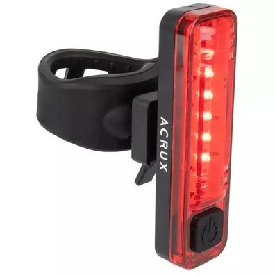 USB-Rücklicht >ACRUX<, SMART, 7 rote LED, 3 Funktion (2x Dau