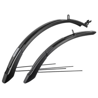 Schutzblech-Set VR+HR, M-WAVE >Mud Max F+R ADJ L<", 26"-29",