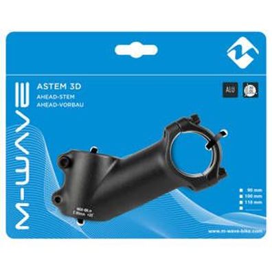 AHEAD-Vorbau M-WAVE >ST-M3.2<, Alu, 1.1/8" (28.6mm), Ext.; 8