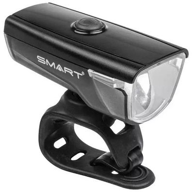 SMART Batterielampe, schwarz, 1 weiße LED, 27 Lux, mit Silik
