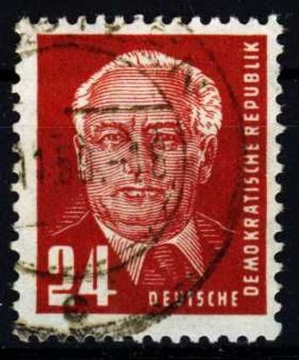 DDR DS Wilhelm PIECK Nr 252b zentrisch gestempelt X2D5386