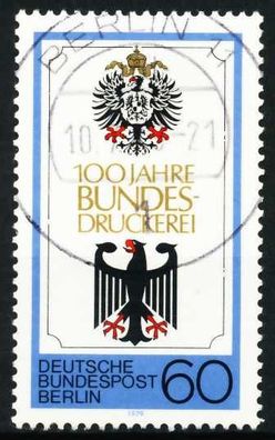 BERLIN 1979 Nr 598 zentrisch gestempelt X620C96