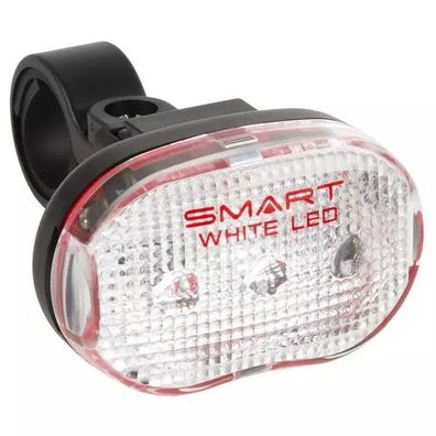 SMART Blinklicht, 1 weisse LED, 2 Funktionen, mit Clip-on Ha