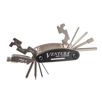 Falt-Werkzeug Ventura, 18 Funktionen, schwarz, 2/2.5/3/4/5/6