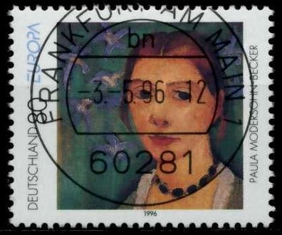 BRD BUND 1996 Nr 1854 zentrisch gestempelt X72CBB2