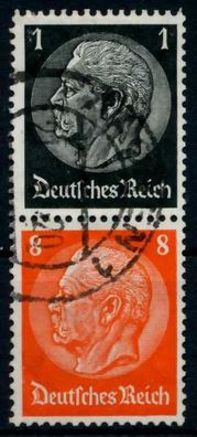 D-REICH Zusammendruck Nr S135 zentrisch gestempelt SENKR PAA X7C2286