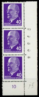 DDR DS WALTER Ulbricht Nr 936XyII UR postfrisch 3ER STR X8DBD02