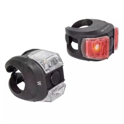 Mini-LED-Lampenset M-WAVE "COBRA II", schwarzes Silikongehäu