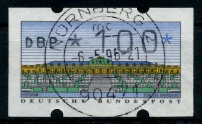 BRD ATM 1993 Nr 2-1.1-0100 zentrisch gestempelt X9743A6