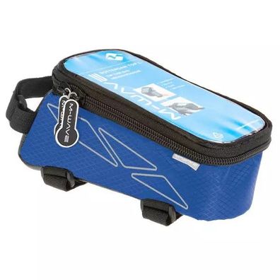 Oberrohrtasche für Smartphone "M-WAVE Rotterdam Top", blau,