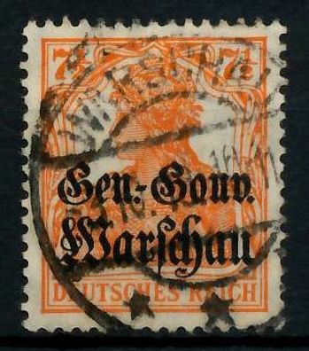 BES 1WK D-POST IN POLEN Nr 9c gestempelt X7768F6