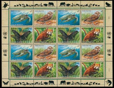 UNO WIEN Nr 248-251 postfrisch Kleinbg S013B86