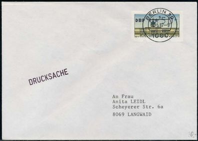 BERLIN ATM 1-050 Drucksache EF FDC X7E4662