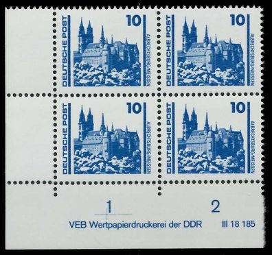 DDR DS Bauwerke Denkmäler Nr 3344 DV postfrisch WAAGR P X020BDA