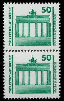 DDR DS Bauwerke Denkmäler Nr 3346 postfrisch SENKR PAAR X025C82