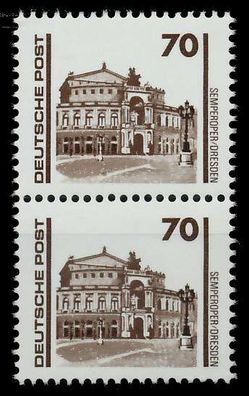 DDR DS Bauwerke Denkmäler Nr 3348 postfrisch SENKR PAAR SAA200A