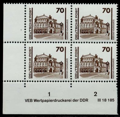 DDR DS Bauwerke Denkmäler Nr 3348 DV postfrisch WAAGR P X025EDE