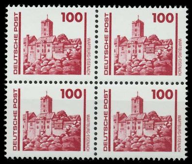 DDR DS Bauwerke Denkmäler Nr 3350 postfrisch Viererbloc SAA219A