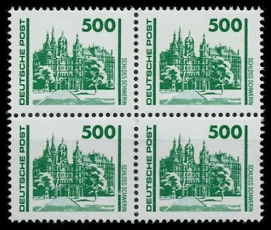 DDR DS Bauwerke Denkmäler Nr 3352I postfrisch Viererblo X0261A2
