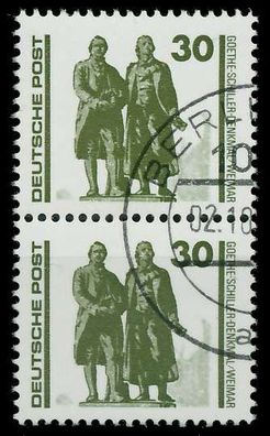 DDR DS Bauwerke Denkmäler Nr 3345 gestempelt SENKR PAAR X0515F2