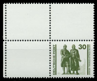 DDR DS Bauwerke Denkmäler Nr 3345 postfrisch ECKE-OLI X05166E