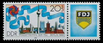 DDR Zusammendruck Nr WZd795 postfrisch WAAGR PAAR SB488C2