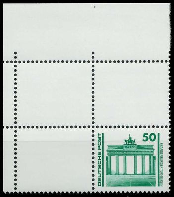 DDR DS Bauwerke Denkmäler Nr 3346L postfrisch ECKE-OLI X0E8DA2