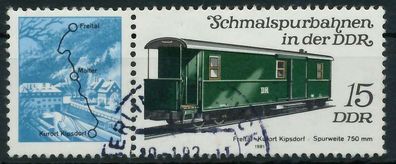 DDR Zusammendruck Nr WZd507 gestempelt WAAGR PAAR ECKE-O X158C76