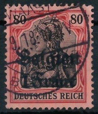 BES. 1WK Landespost Belgien Nr 7 gestempelt X410F4A