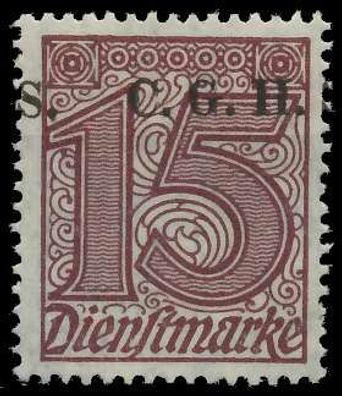 Oberschlesien DIENST Nr 10III ungebraucht X4CA6EA