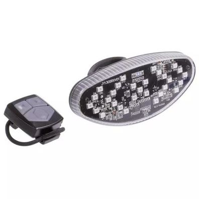 Rücklicht mit Abbiegelicht, Ventura, drahtlos, 4 Funktionen,