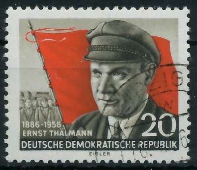 DDR 1956 Nr 520AXI gestempelt X96584E