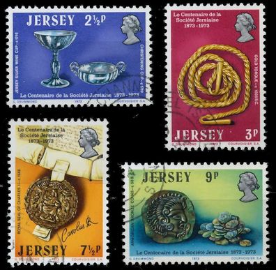 JERSEY 1973 Nr 77-80 gestempelt XADAF2A