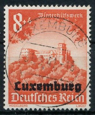 BES. 2WK Luxemburg Nr 37 zentrisch gestempelt XB50D0E