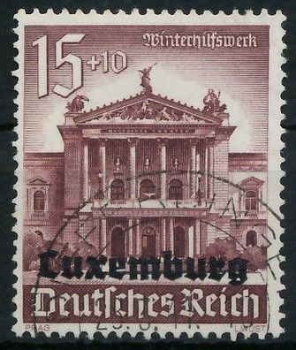 BES. 2WK Luxemburg Nr 39 gestempelt XB50D1E