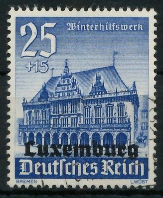 BES. 2WK Luxemburg Nr 40 gestempelt XB50D22