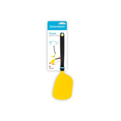 Dreamfarm | Pfannenwender, Chopula, gelb, 30,5 cm