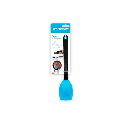 Dreamfarm | Kochlöffel, 3in1, SUPOON, blau, 28 cm
