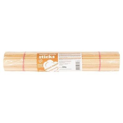 Zuckerwattestäbchen aus Buchenholz, 30 cm/4 mm, mit PZH-Zertifikat, 100 Stück